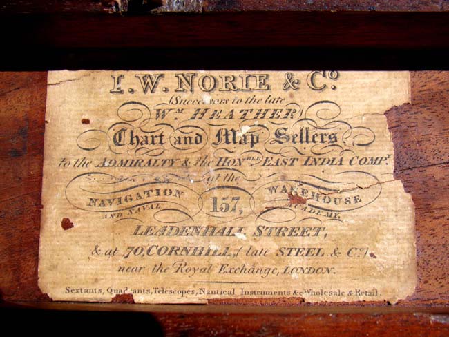 A fine cased 19th century telescope by J.W. Norie & Co., London, circa 1820-1830 — image 5